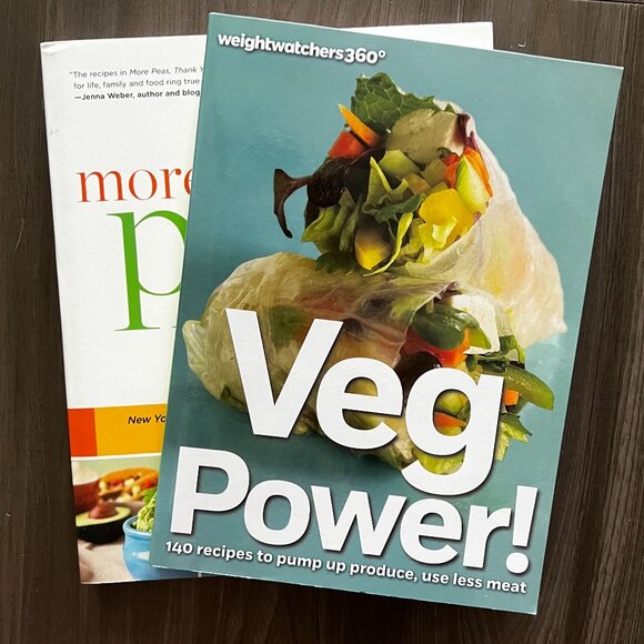 *Book Bundle* Vegetarian Cookbooks Veg Power and More Peas Thank You Paperback - Picture 1 of 6